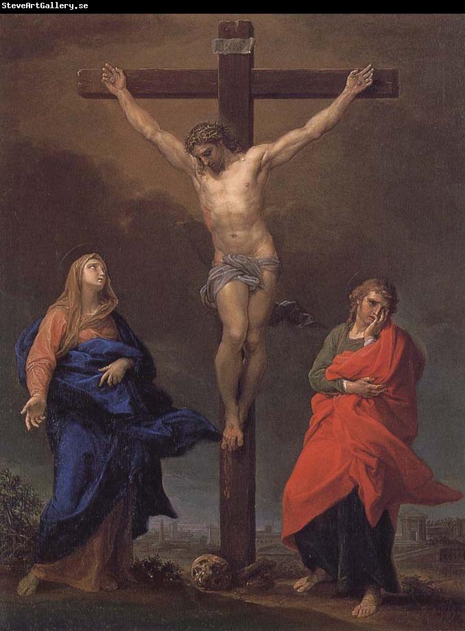 Pompeo Batoni The Cross of Christ, the Virgin and St. John s Evangelical